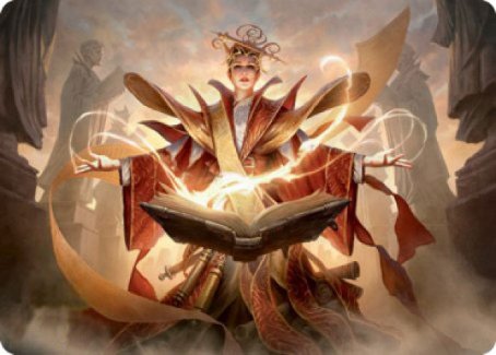 Augusta, Dean of Order Art Card [Strixhaven: School of Mages Art Series]-1