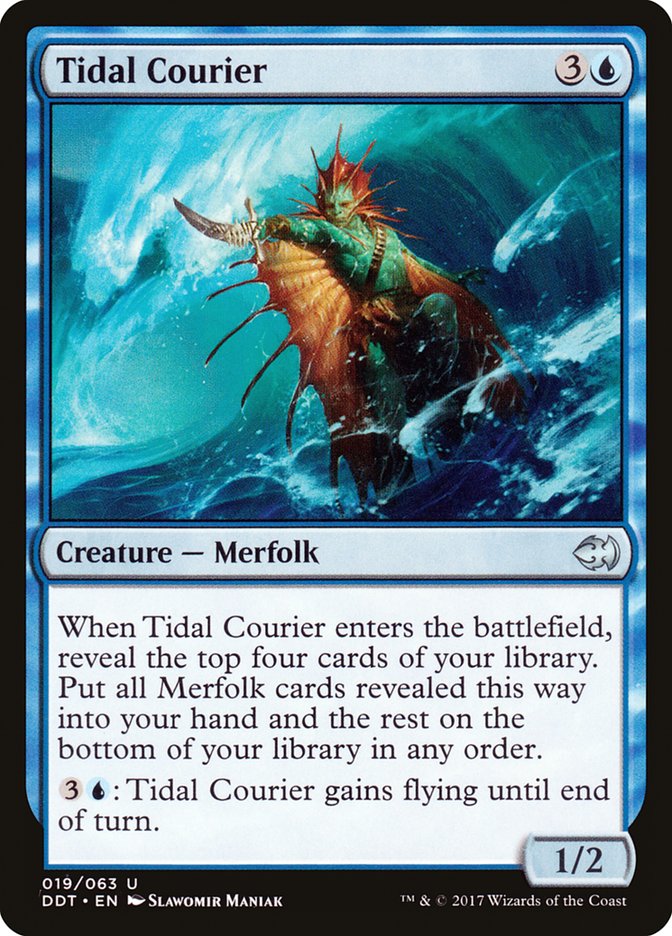 Tidal Courier [Duel Decks: Merfolk vs. Goblins]-1