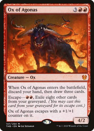 Ox of Agonas [Theros Beyond Death Promos]-1
