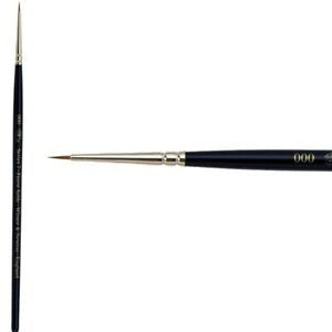 Series 7 Kolinsky Sable: Miniatures Brush #000-1