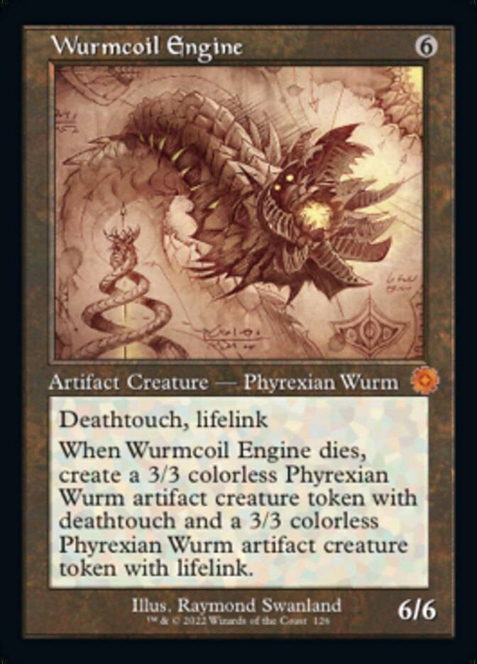 Wurmcoil Engine (Retro Schematic) [The Brothers' War Retro Artifacts]-1