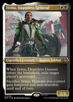 Jirina, Dauntless General (Foil Etched) [March of the Machine: The Aftermath]-1