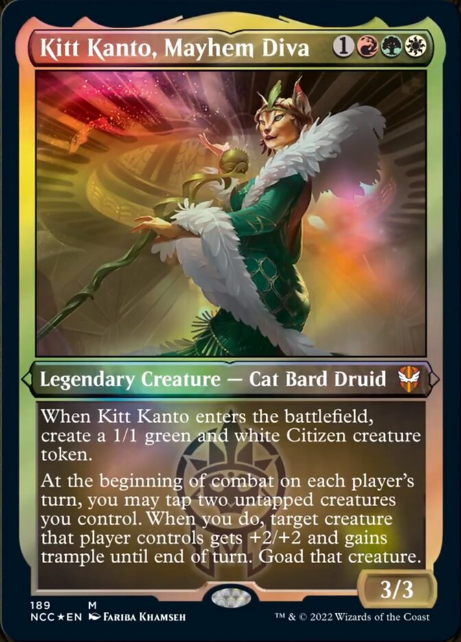 Kitt Kanto, Mayhem Diva (Display Commander) [Streets of New Capenna Commander]-1