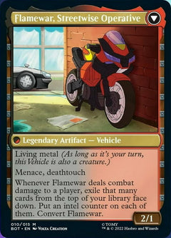 Flamewar, Brash Veteran // Flamewar, Streetwise Operative [Transformers]-2