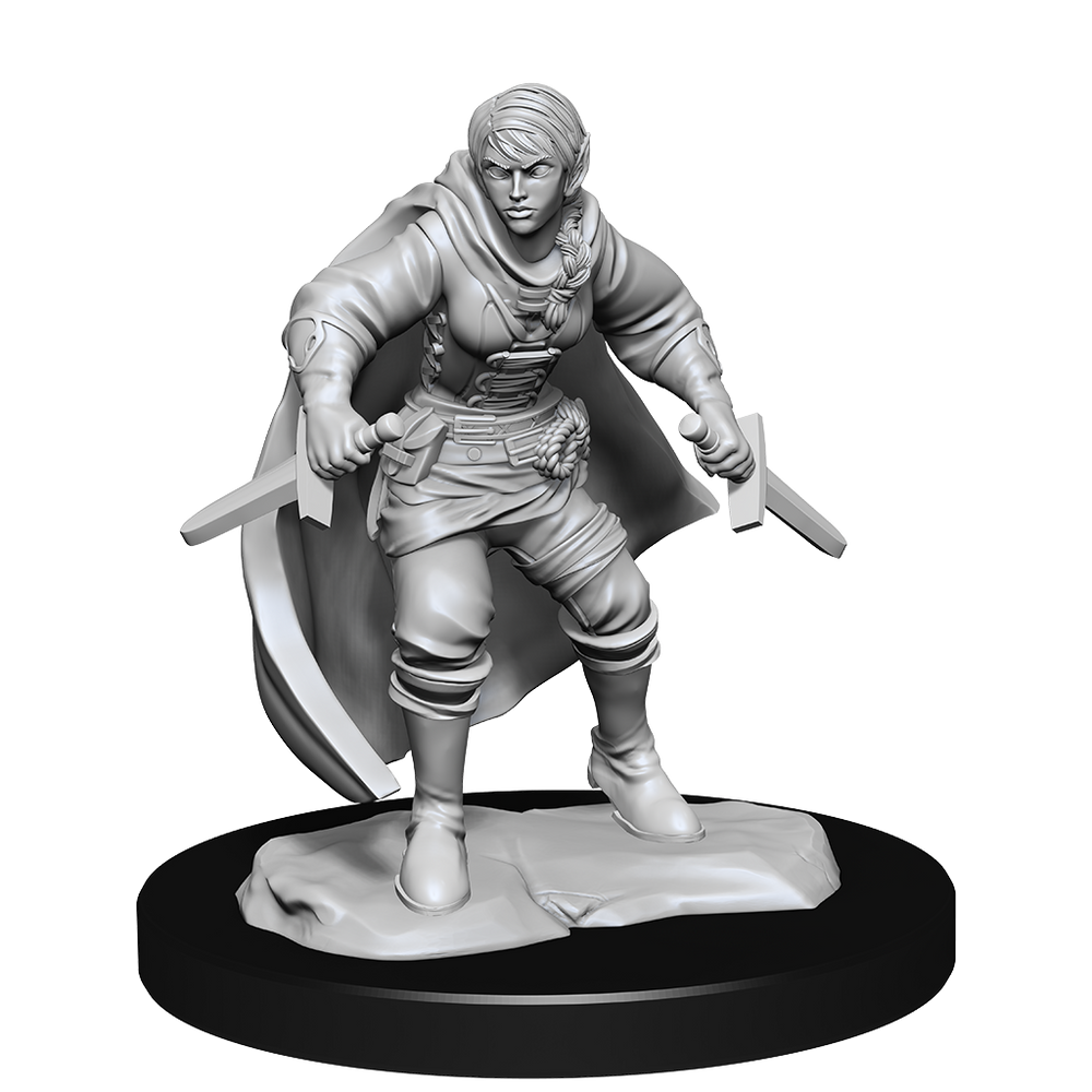 D&D Nolzurs Marvelous Unpainted Miniatures Half-Elf Rogue Female