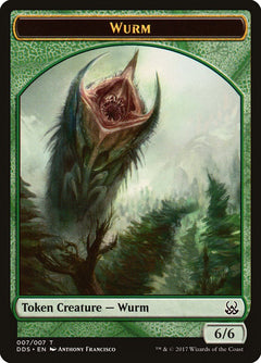 Wurm Token [Duel Decks: Mind vs. Might Tokens]-1