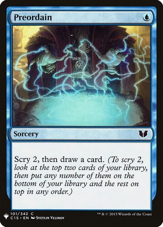 Preordain [Mystery Booster]-1