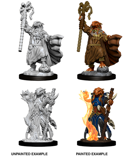 D&D Nolzurs Marvelous Unpainted Miniatures Female Dragonborn Sorcerer-1