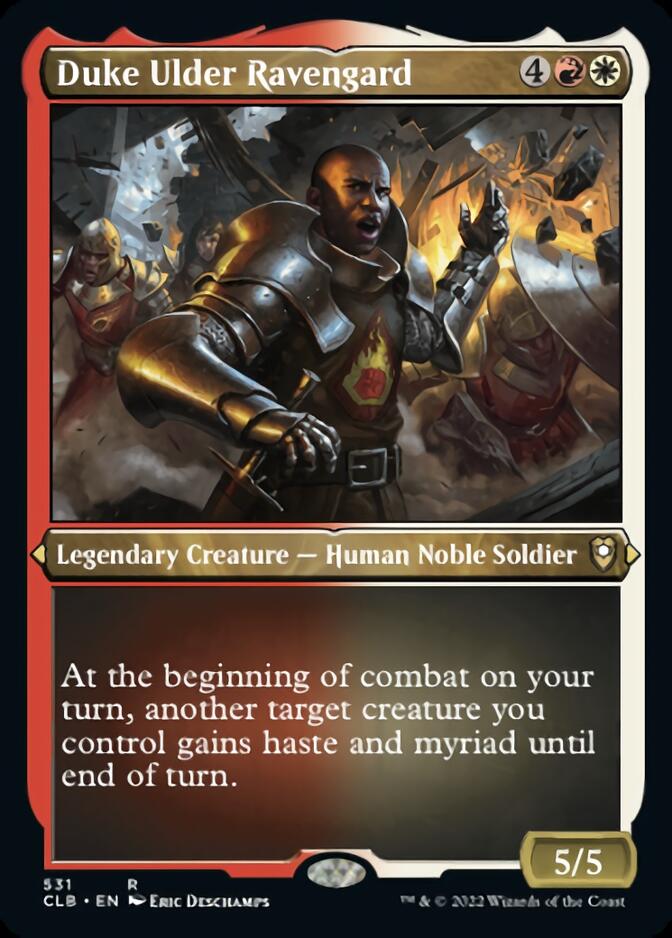 Duke Ulder Ravengard (Foil Etched) [Commander Legends: Battle for Baldur's Gate]-1