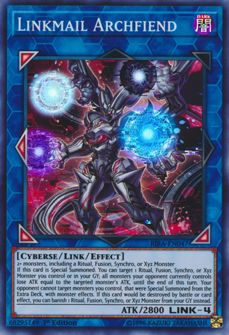 Linkmail Archfiend [RIRA-EN047] Super Rare