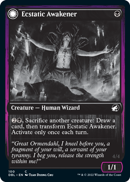 Ecstatic Awakener // Awoken Demon [Innistrad: Double Feature]-1