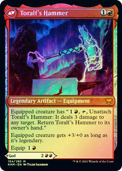 Toralf, God of Fury // Toralf's Hammer [Kaldheim Prerelease Promos]-2