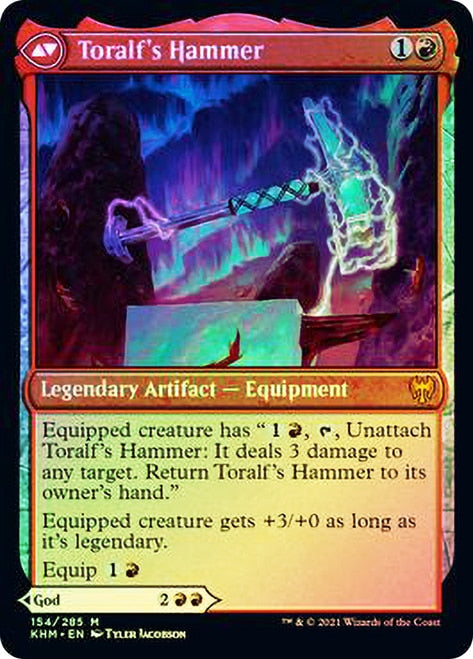 Toralf, God of Fury // Toralf's Hammer [Kaldheim Prerelease Promos]-2