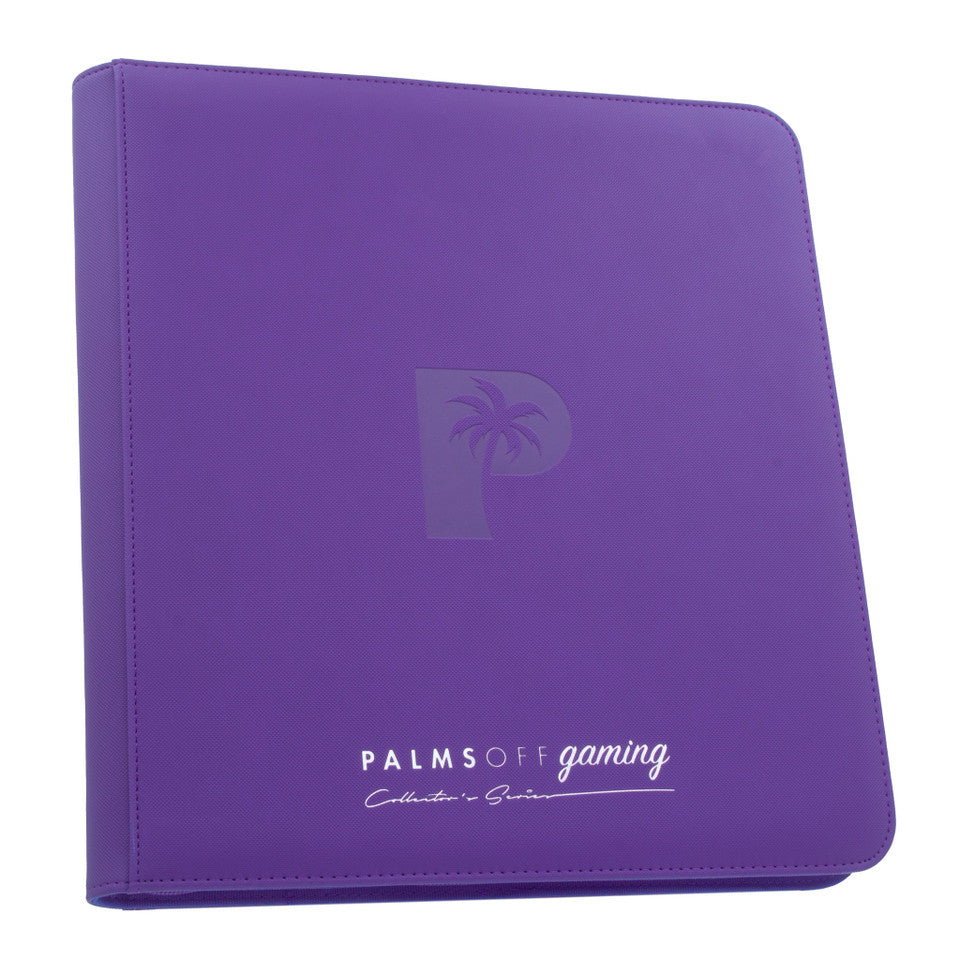 Collector's Series 12 Pocket Zip Trading Card Binder - Purple