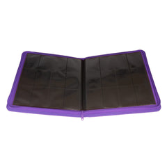 Collector's Series 12 Pocket Zip Trading Card Binder - Purple-4