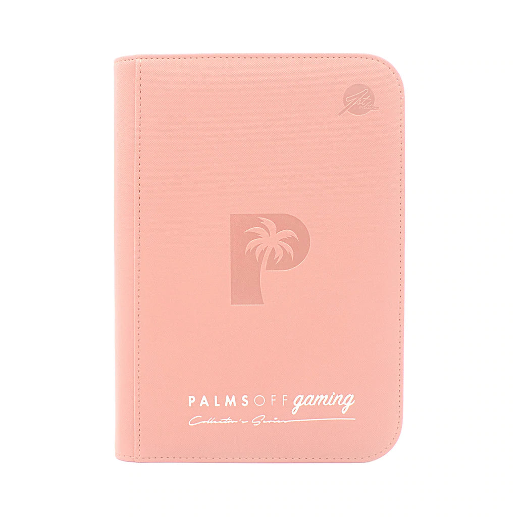 Collector's Series 4 Pocket Zip Trading Card Binder 160 Slot - PINK
