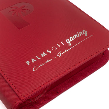 Collector's Series 4 Pocket Zip Trading Card Binder - RED