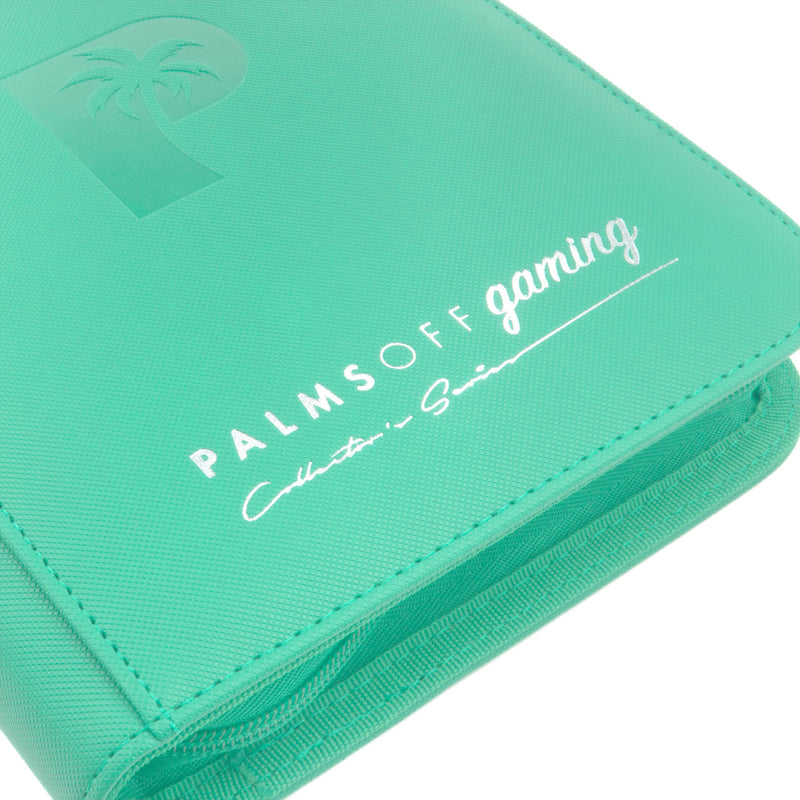 Collector's Series 4 Pocket Zip Trading Card Binder - TURQUOISE-2