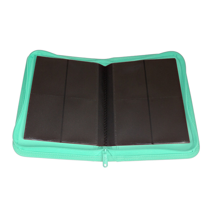 Collector's Series 4 Pocket Zip Trading Card Binder - TURQUOISE-4