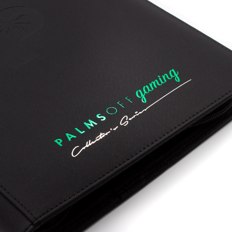 Collector's Series 9 Pocket Zip Trading Card Binder - BLACK-2
