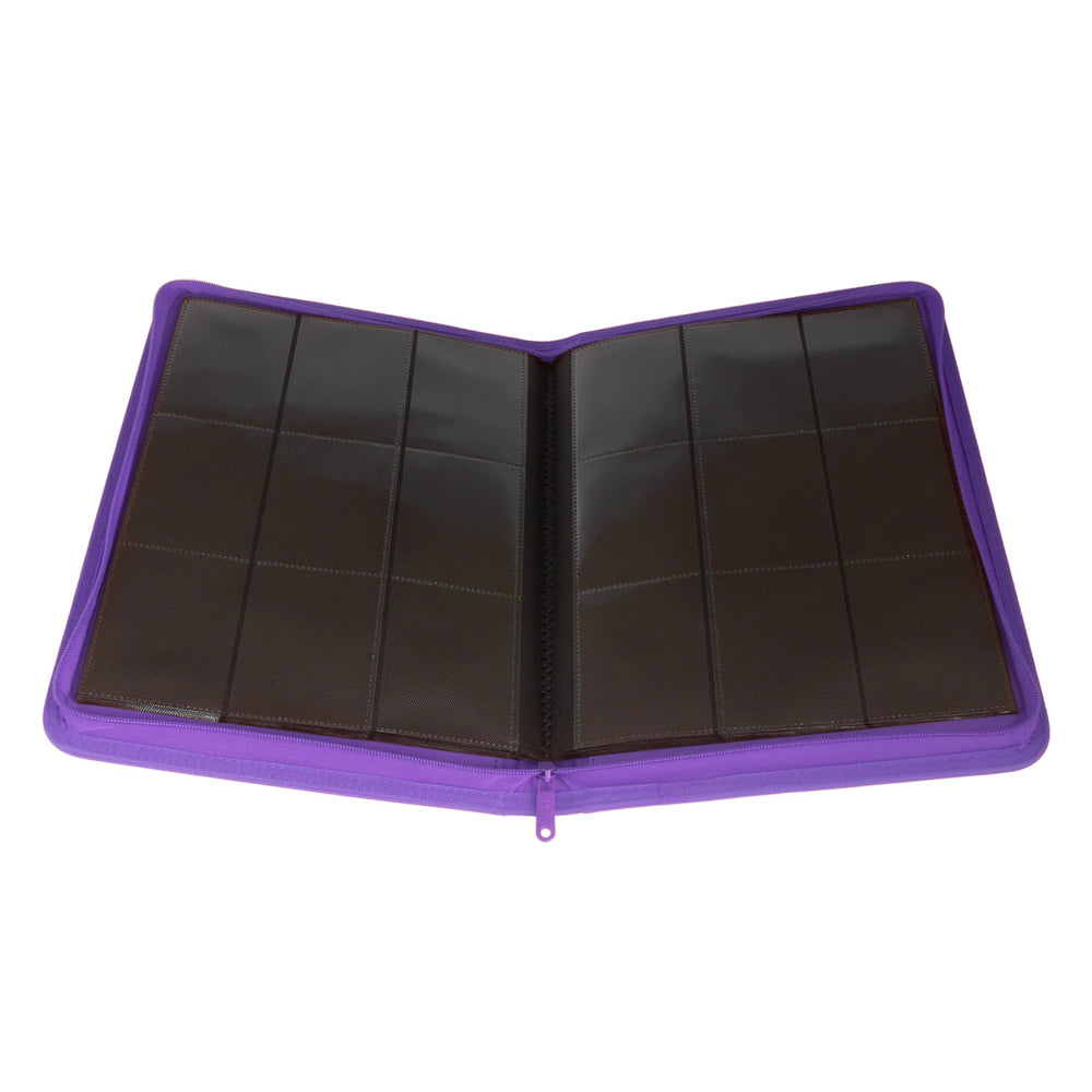 Collector's Series 4 Pocket Zip Trading Card Binder - PURPLE