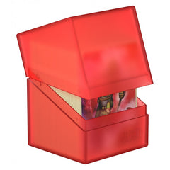 Ultimate Guard Boulder Deck Case 100+ Standard Size Ruby Deck Box-1