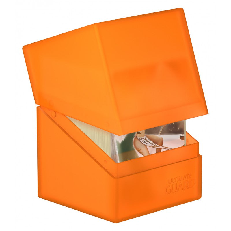 Ultimate Guard Boulder Deck Case 100+ Standard Size Poppy Topaz Deck Box-1