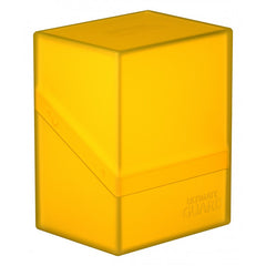 Ultimate Guard Boulder Deck Case 80+ Standard Size Amber Deck Box-1