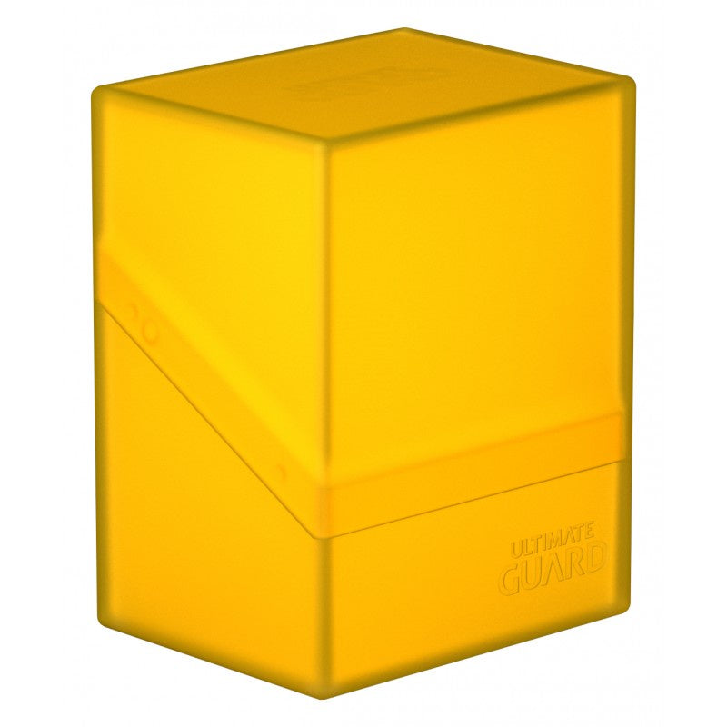 Ultimate Guard Boulder Deck Case 80+ Standard Size Amber Deck Box