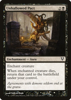 Unhallowed Pact [Avacyn Restored]-1