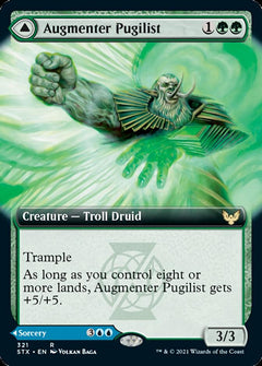 Augmenter Pugilist // Echoing Equation (Extended Art) [Strixhaven: School of Mages]-1
