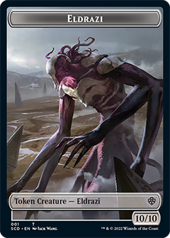 Eldrazi // Soldier Double-Sided Token [Starter Commander Decks]-1