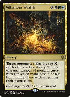 Villainous Wealth [Khans of Tarkir Prerelease Promos]-1