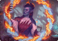 Rootha, Mercurial Artist Art Card [Strixhaven: School of Mages Art Series]-1