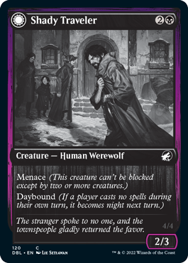 Shady Traveler // Stalking Predator [Innistrad: Double Feature]-1