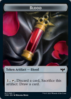 Construct (006) // Blood (017) Double-Sided Token [Challenger Decks 2022 Tokens]-2