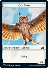 Cat Bird // Human Soldier (003) Double-Sided Token [Ikoria: Lair of Behemoths Tokens]-1