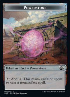 Powerstone // Elemental Double-Sided Token [The Brothers' War Tokens]-1