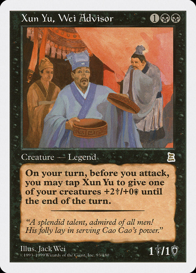 Xun Yu, Wei Advisor [Portal Three Kingdoms]-1