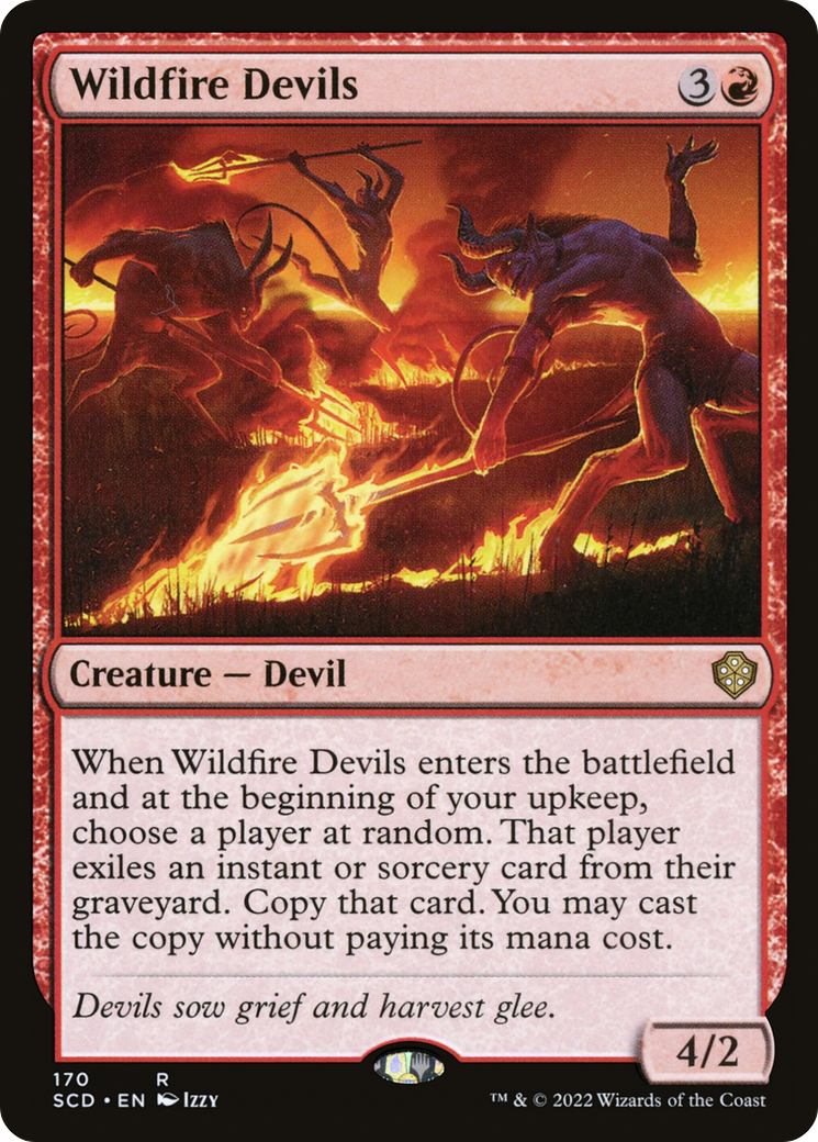 Wildfire Devils [Starter Commander Decks]-1