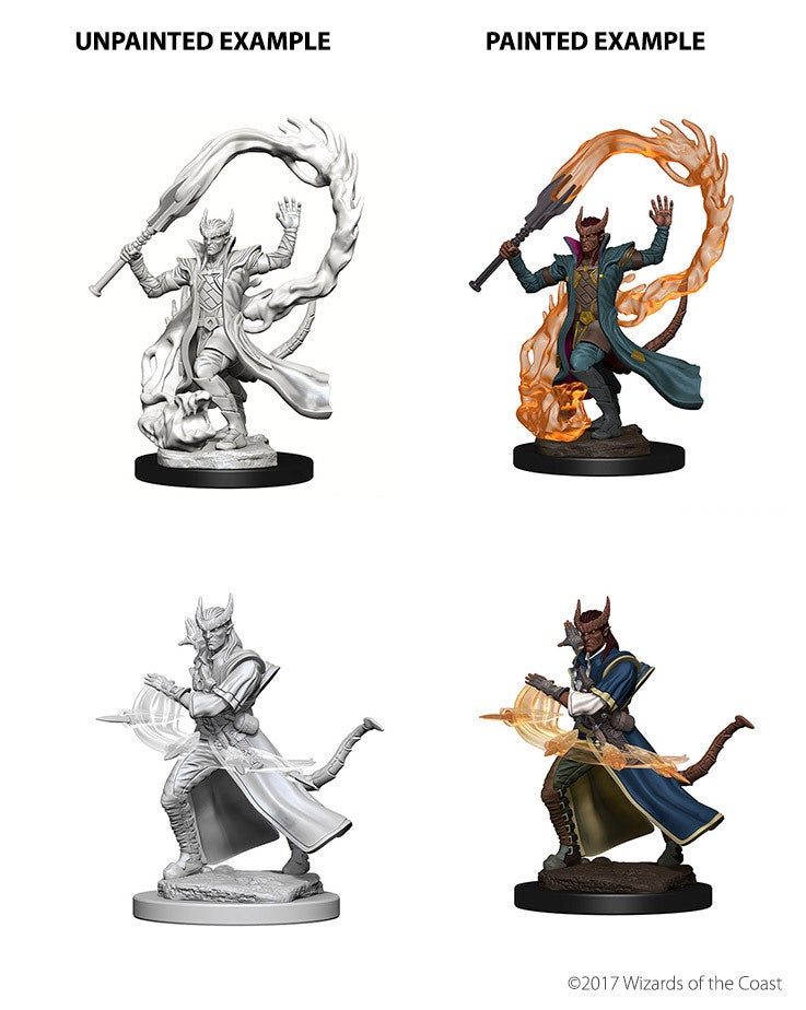D&D Nolzurs Marvelous Unpainted Miniatures Tiefling Male Sorcerer-1