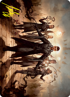 Silverquill Command Art Card (Gold-Stamped Signature) [Strixhaven: School of Mages Art Series]-1