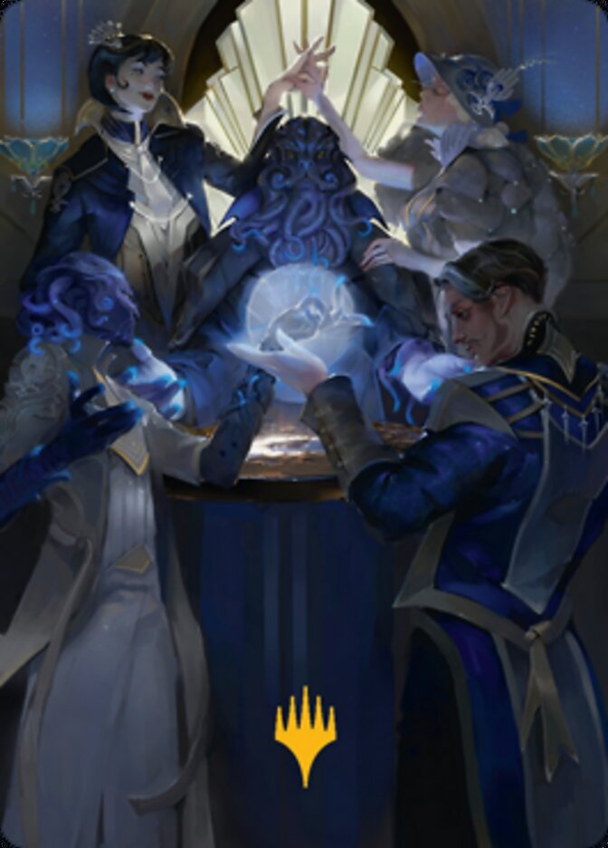 Obscura Ascendancy Art Card (Gold-Stamped Signature) [Streets of New Capenna Art Series]-1
