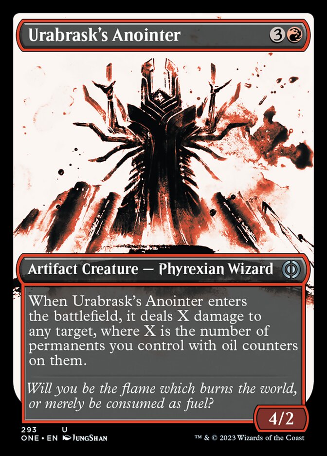 Urabrask's Anointer (Showcase Ichor) [Phyrexia: All Will Be One]-1