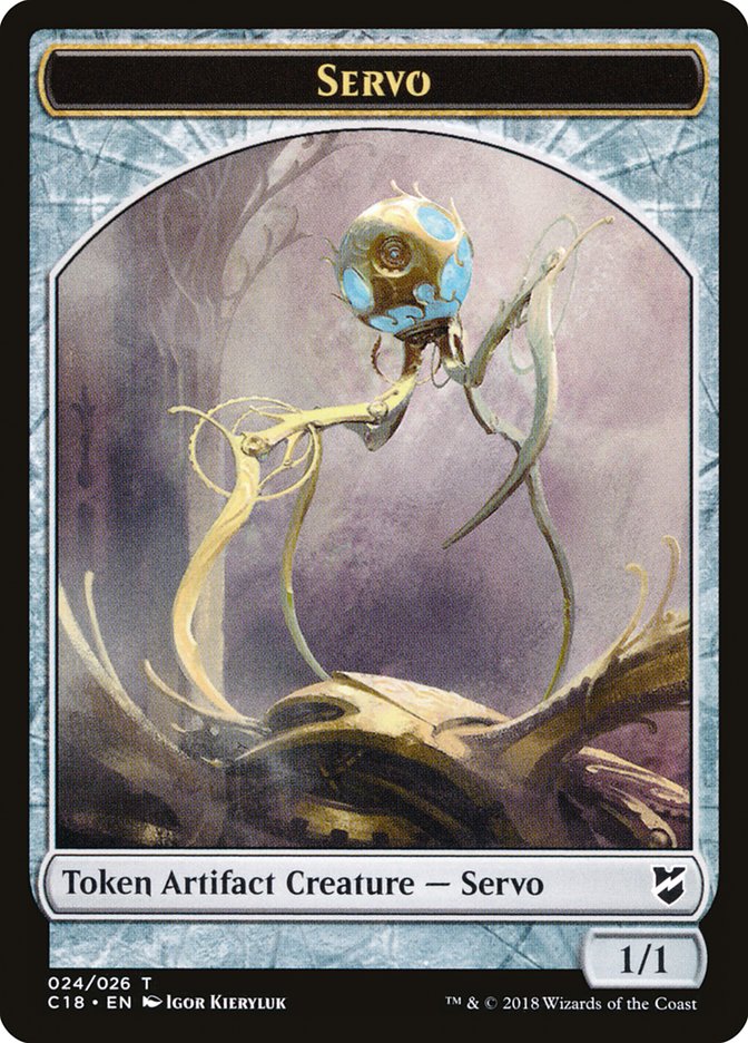 Thopter (025) // Servo Double-Sided Token [Commander 2018 Tokens]-2