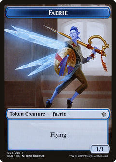 Faerie Token [Throne of Eldraine Tokens]-1