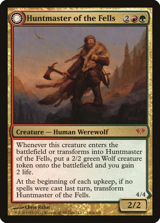 Huntmaster of the Fells // Ravager of the Fells [Dark Ascension]-1
