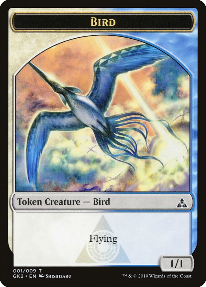 Bird // Sphinx Double-Sided Token [Ravnica Allegiance Guild Kit Tokens]-1