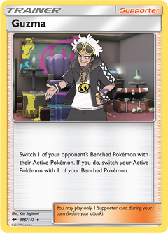Guzma (115/147) (Regional Championships Staff) [Sun & Moon: Burning Shadows]-1