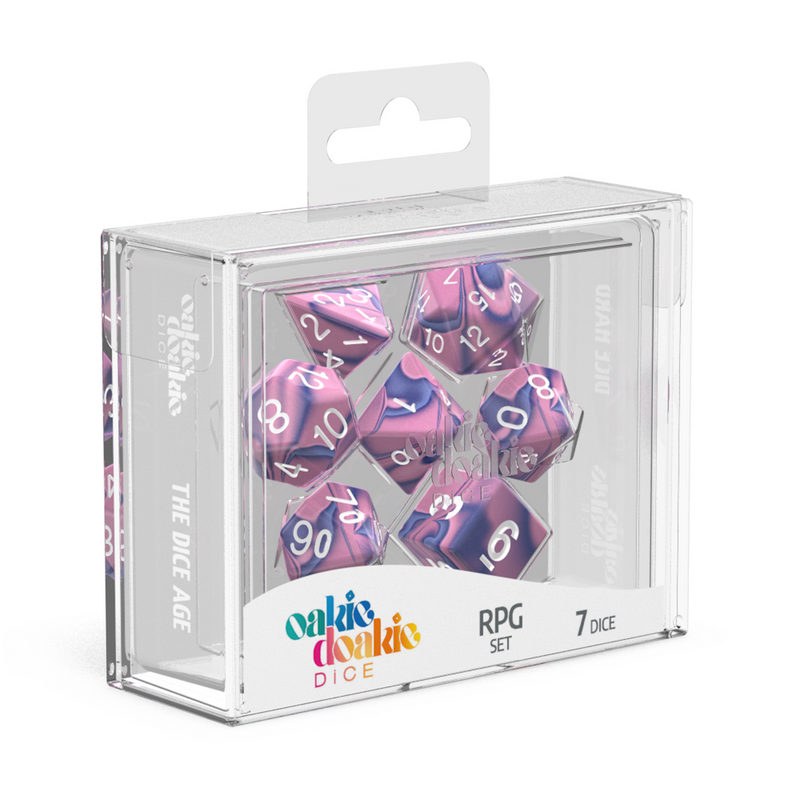 Oakie Doakie Dice RPG Set GemiDice - Venus (7)-1
